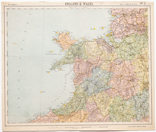 England and Wales (North Wales, Cardigan, Montgomery, etc.) 1884